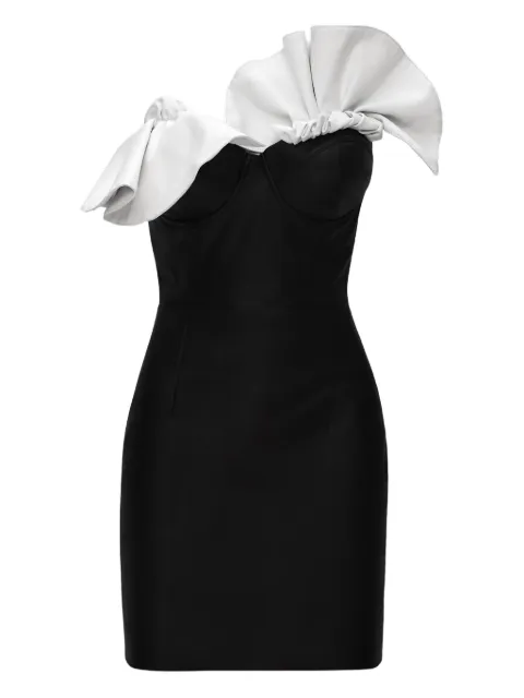 Lika ruffle-detail mini dress