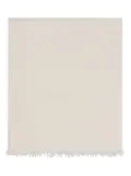 Max Mara fringed stole scarf - Brown