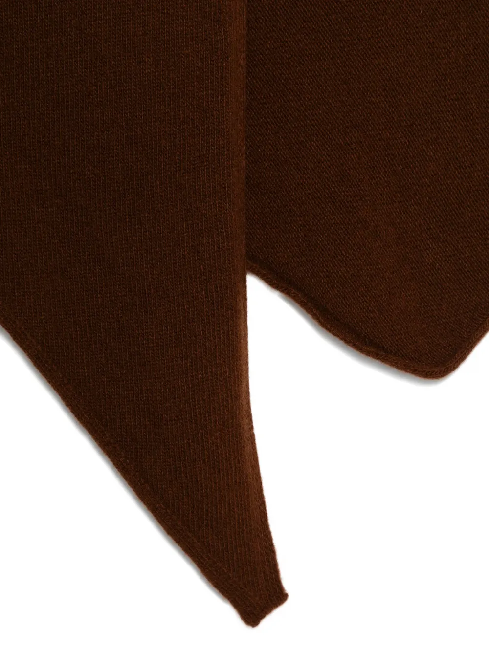 Sofie D'hoore Marc triangular wool scarf - Bruin