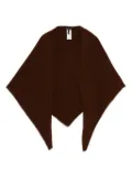 Sofie D'hoore Marc triangular wool scarf - Brown