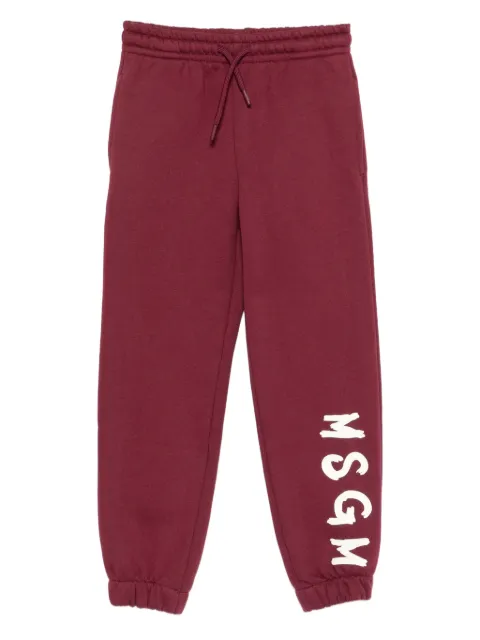 MSGM Kids logo-print elasticated sweatpants