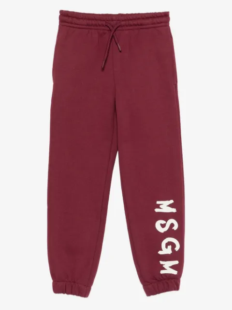 MSGM Kids logo-print elasticated sweatpants