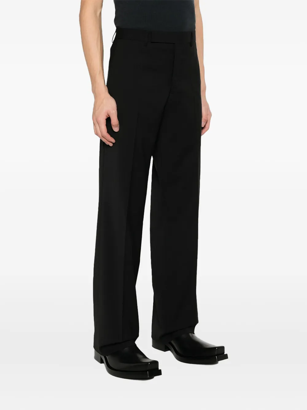 Rick Owens Straight pantalon - Zwart