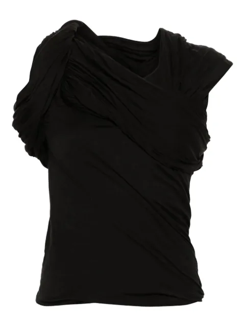 Rick Owens draped-shoulder top