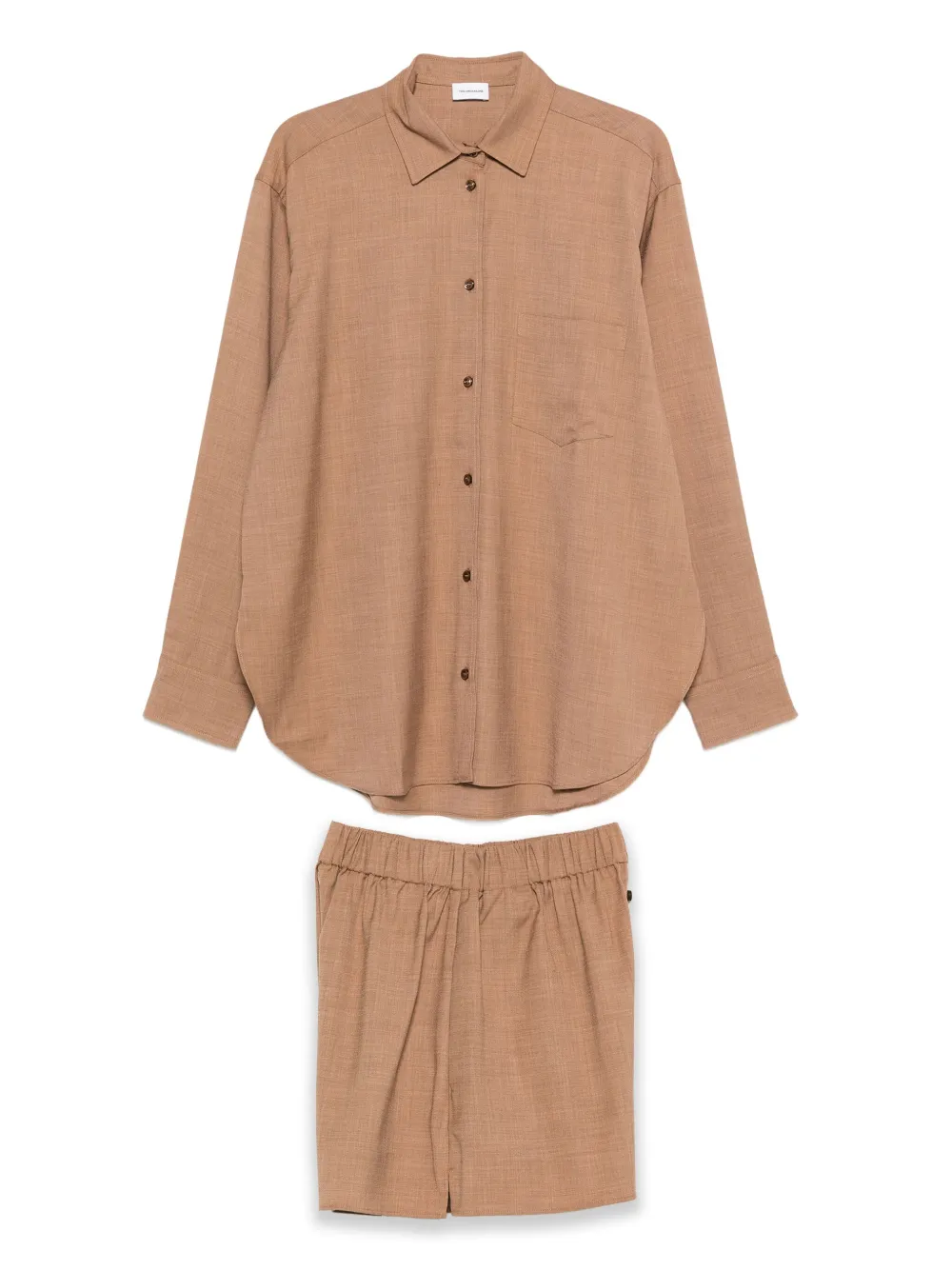 elastic-waist shorts
