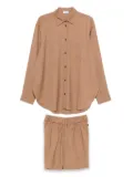 THE ANDAMANE elastic-waist shorts - Brown