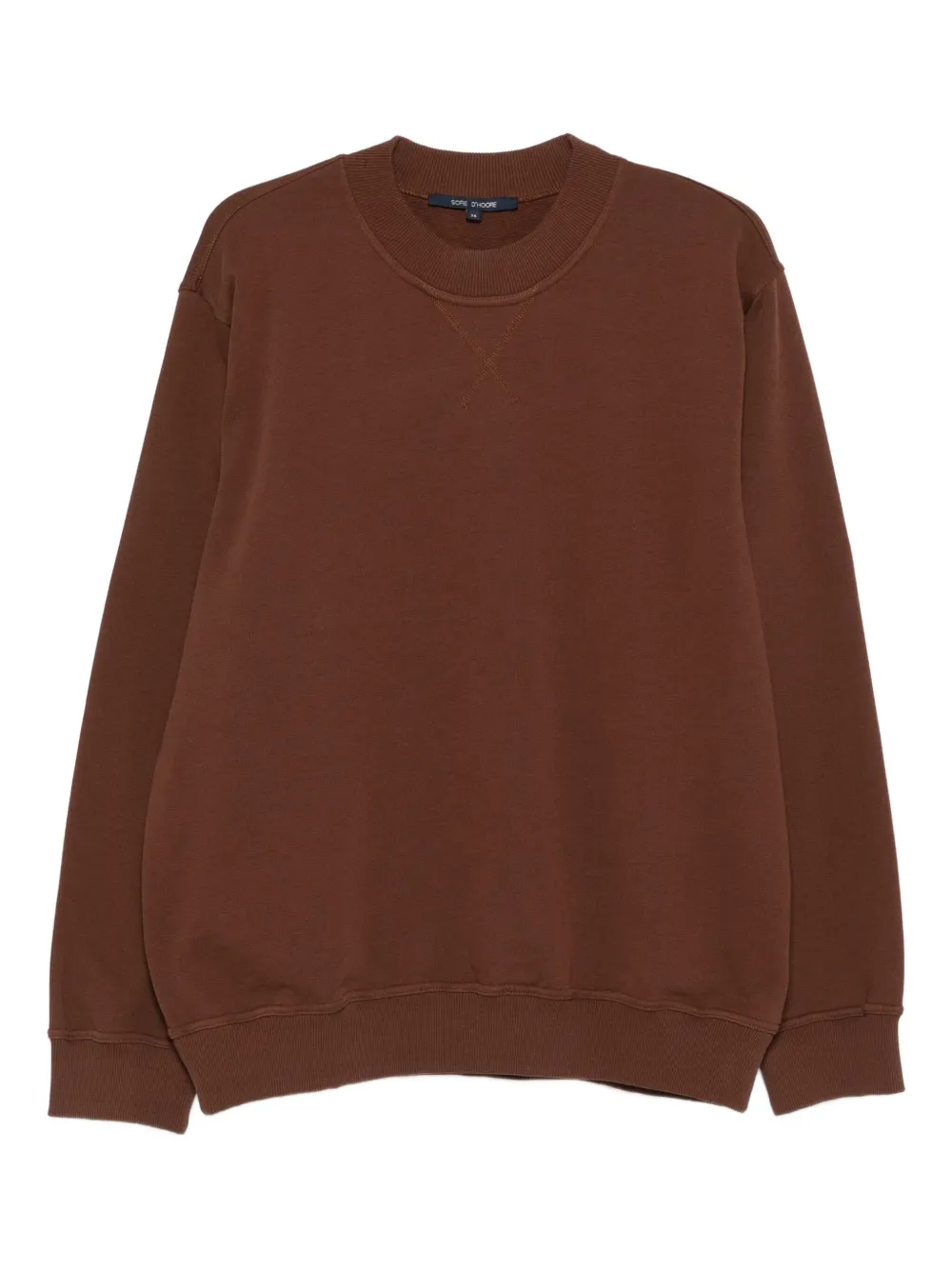 crew-neck sweatshirt