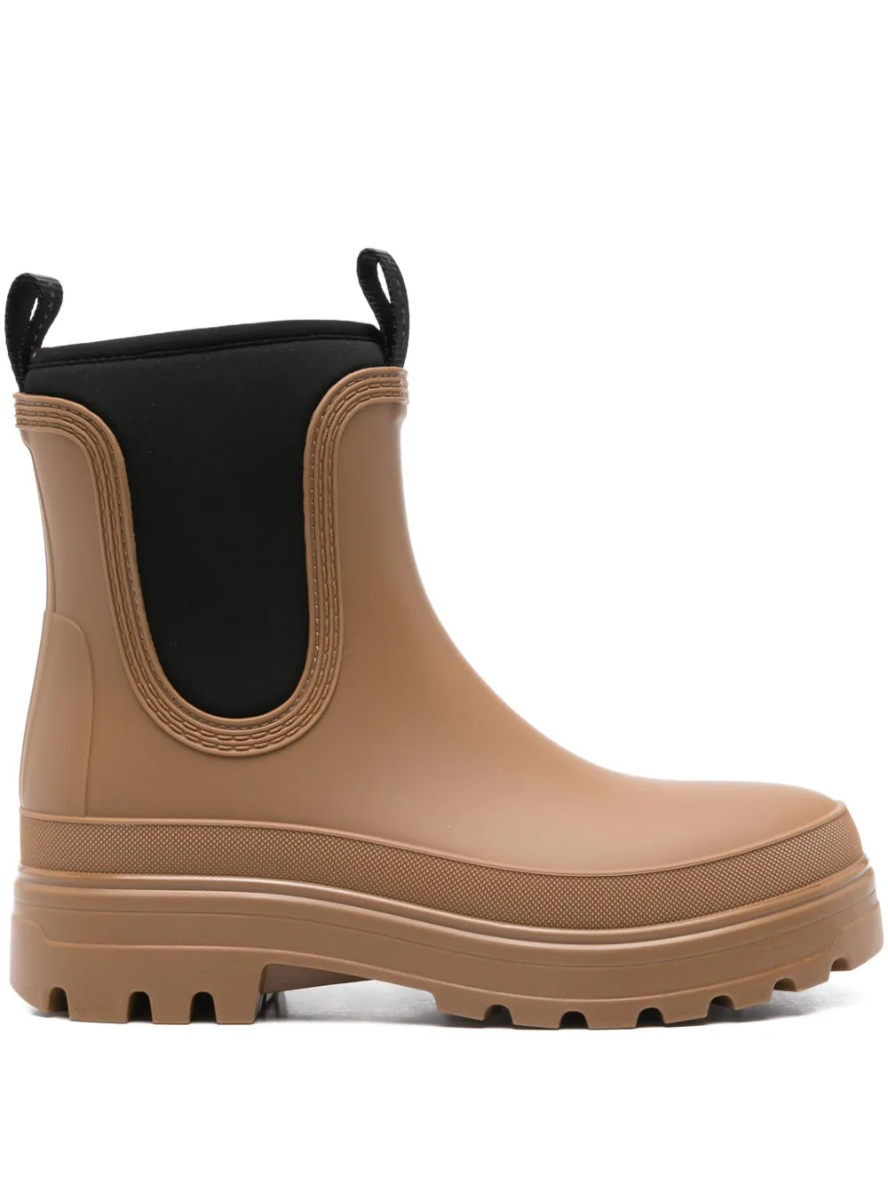 Sofie D'hoore elastic-panel round-toe boots Brown