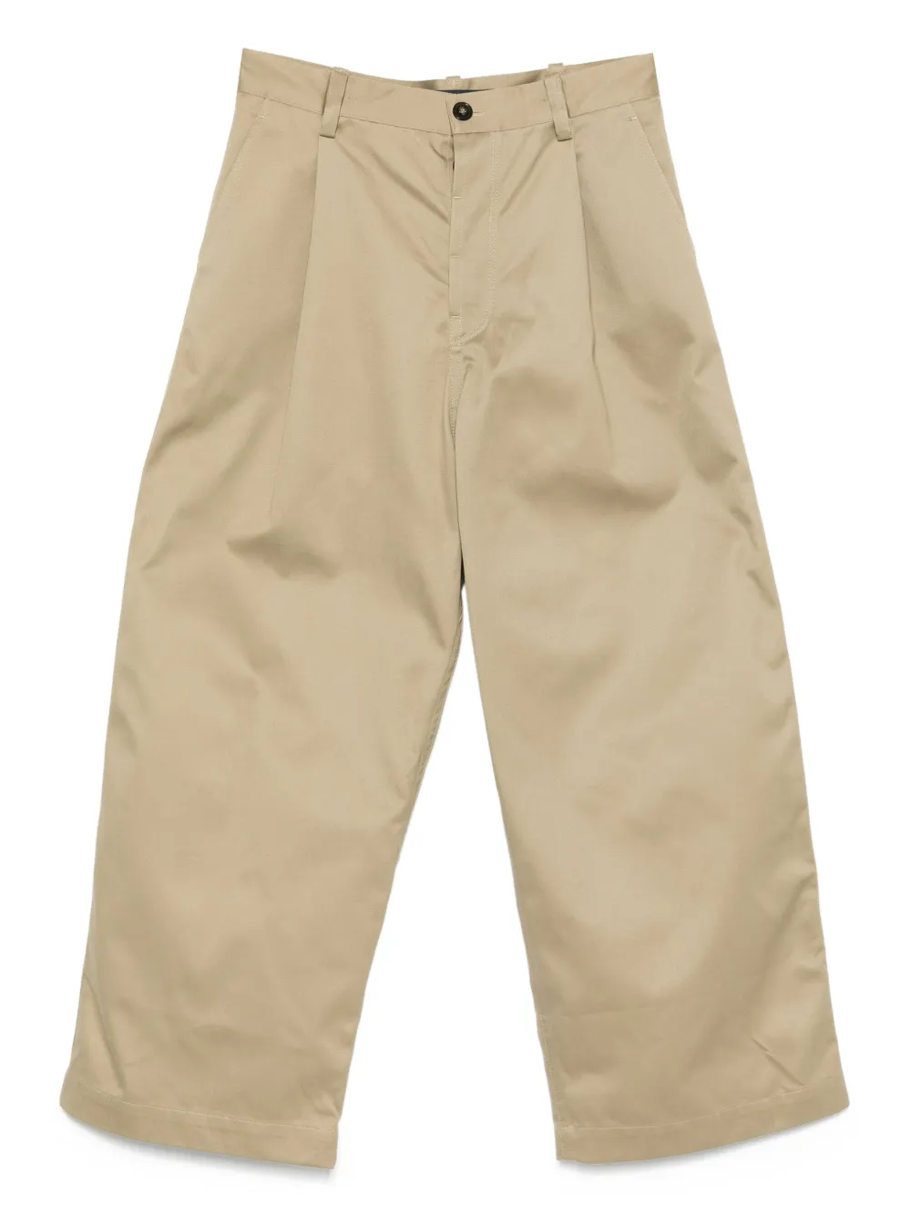 Sofie D'hoore Broek met geplooide voorkant Groen