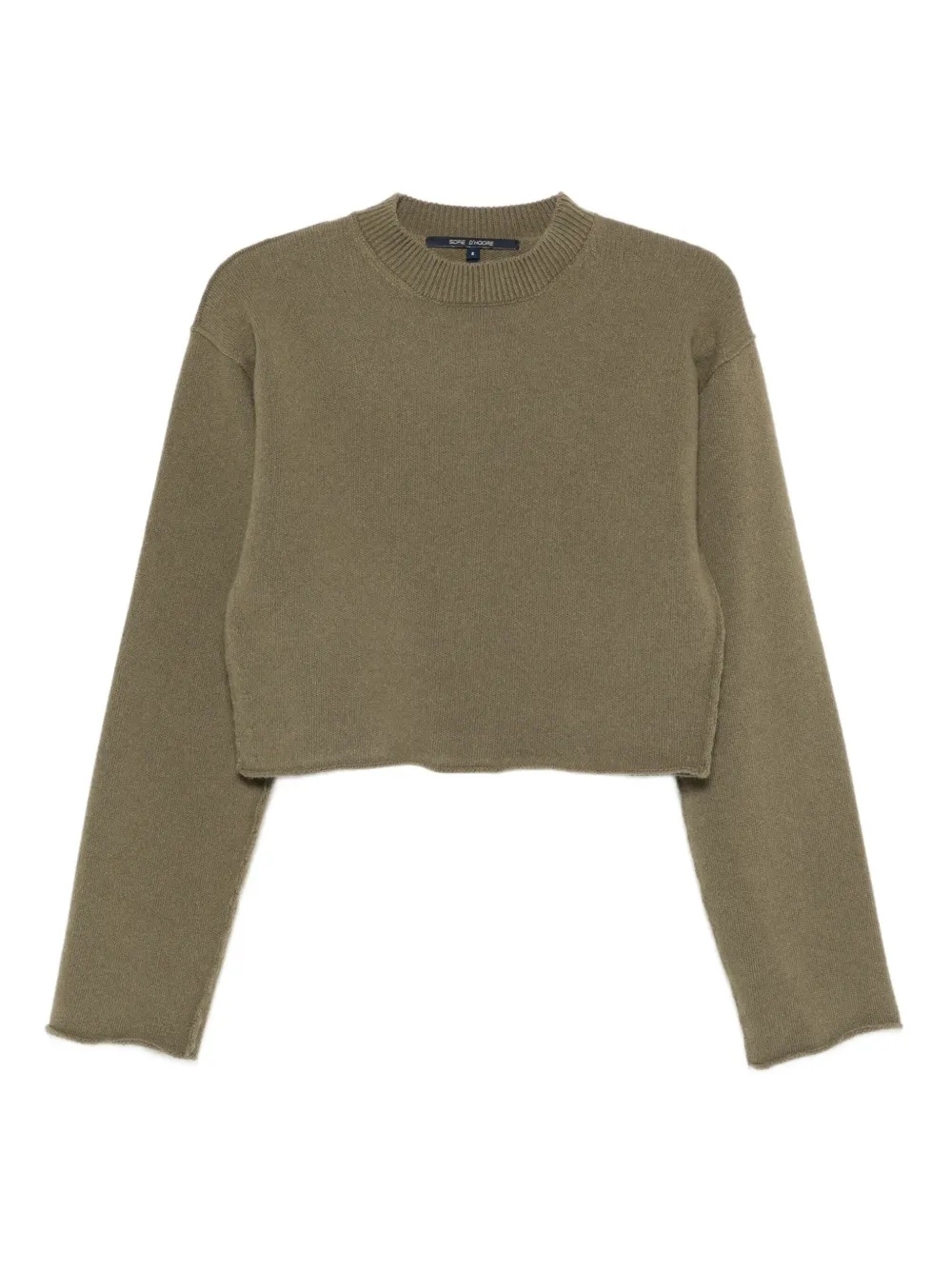 Metsu cropped wool sweater