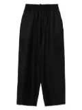 Sofie D'hoore elastic-waist silk trousers - Blue