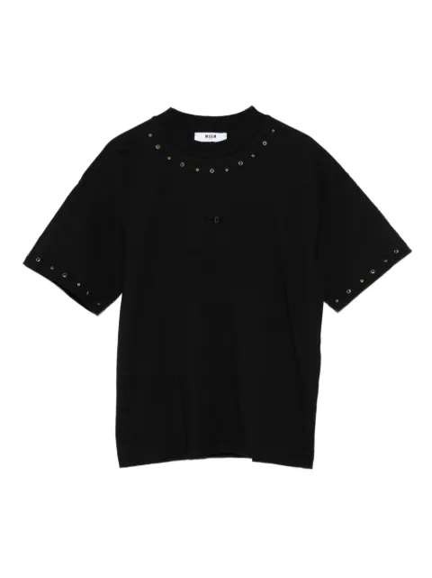 MSGM Kids playera con detalle de ojales
