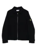 Stone Island Junior patch-pocket zip-front jacket - Blue
