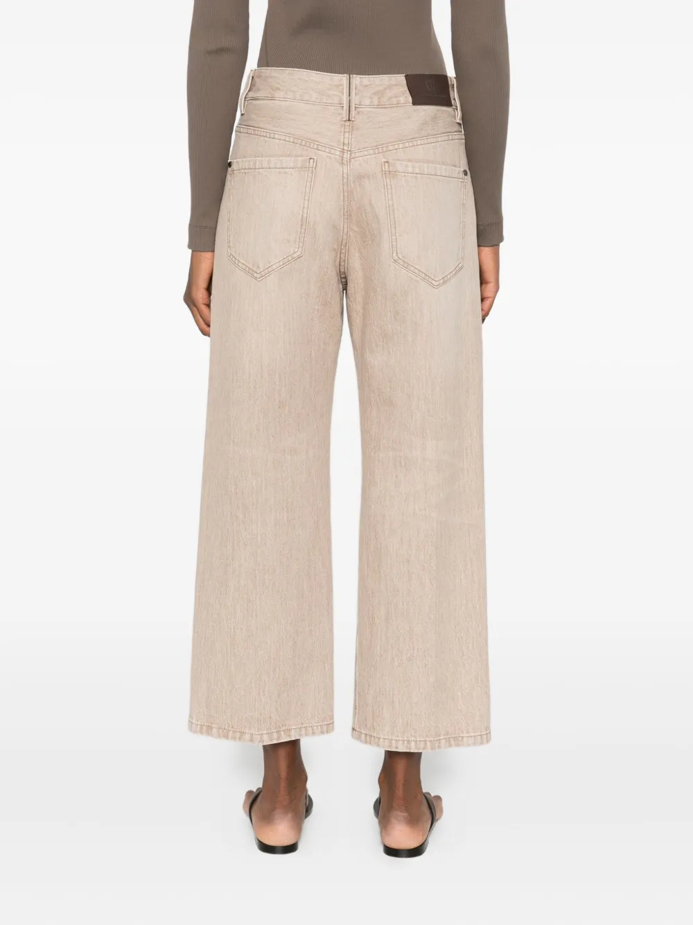 Brunello Cucinelli Straight-leg Jeans In Neutral