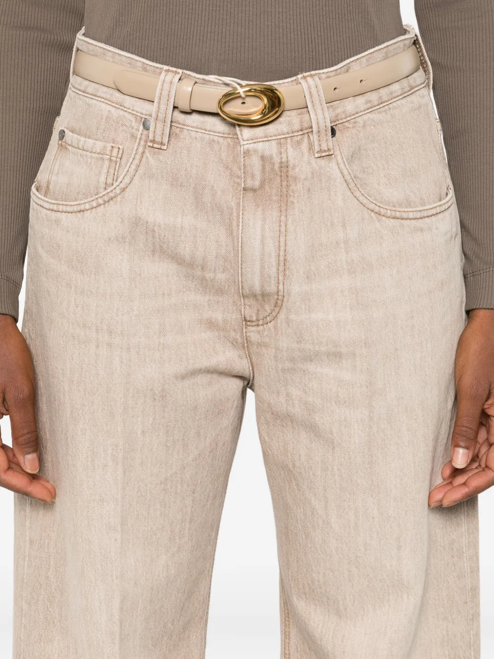 Brunello Cucinelli straight-leg jeans Beige