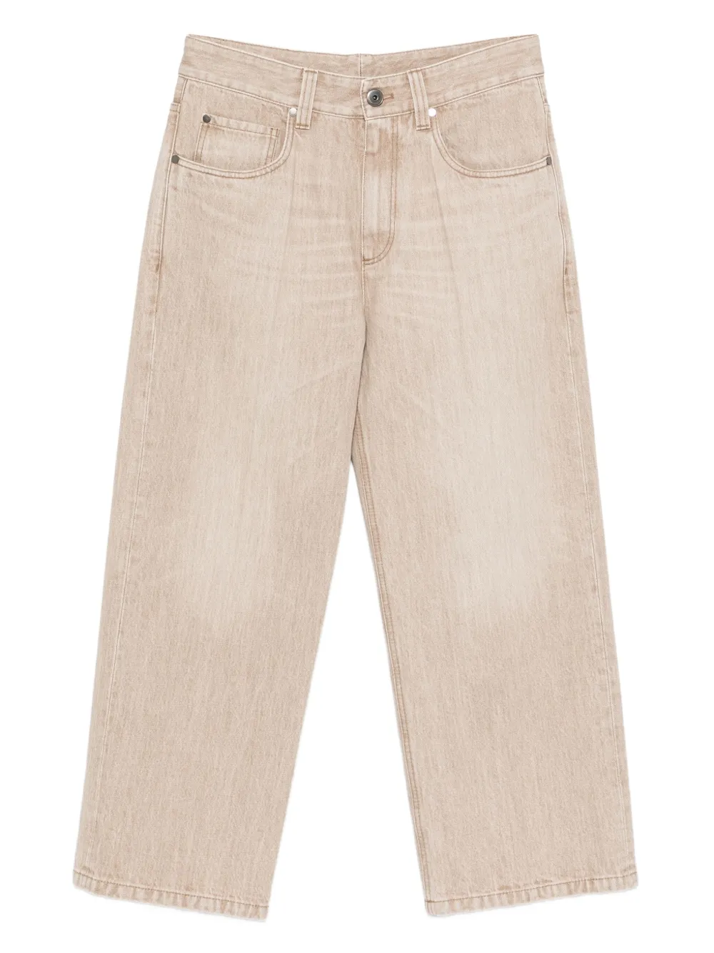 Brunello Cucinelli straight-leg jeans Beige