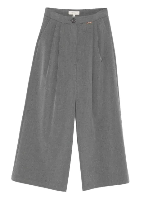 TWINSET Kids pantalones plisados