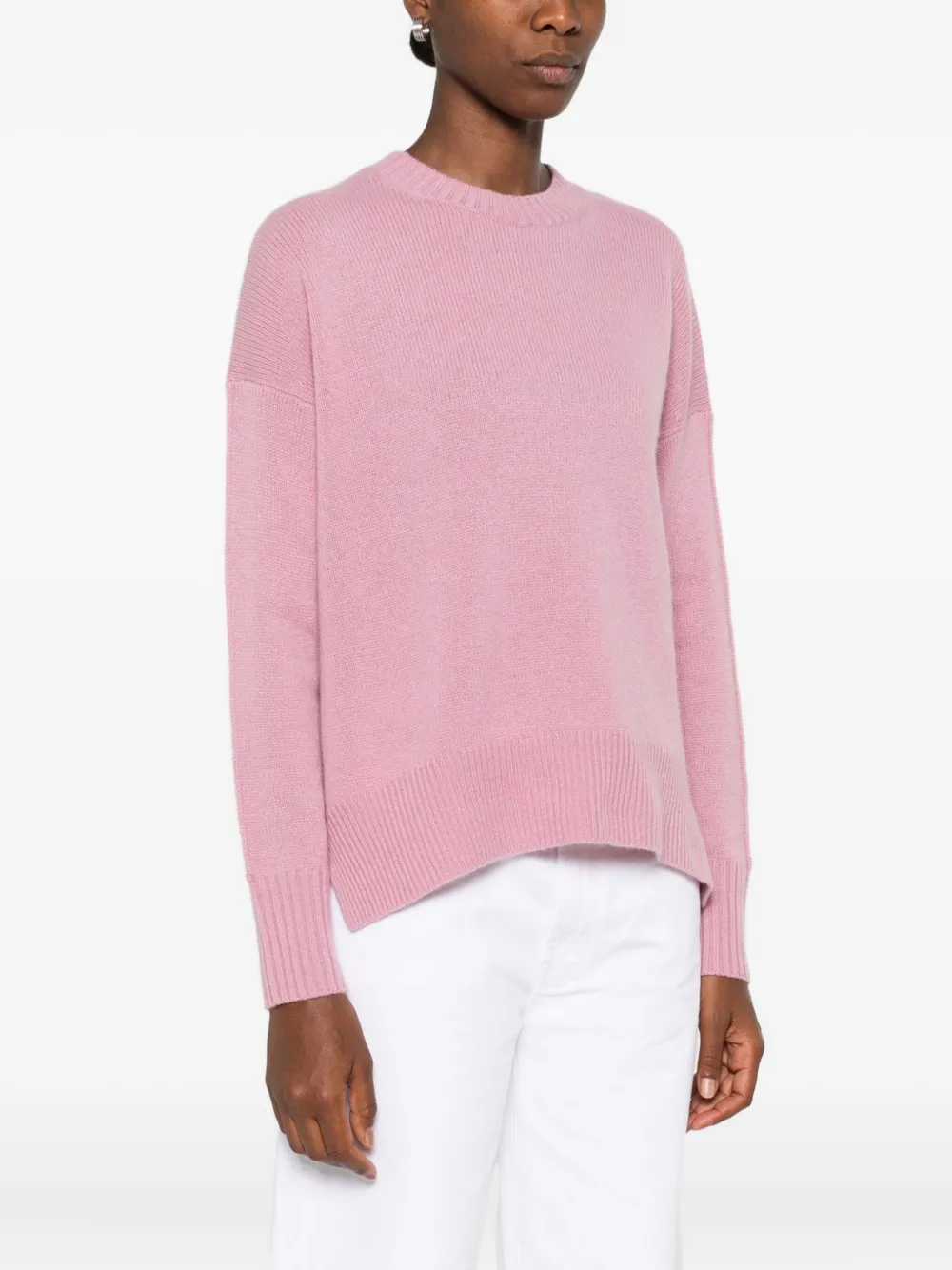 Allude round-neck cashmere sweater Roze