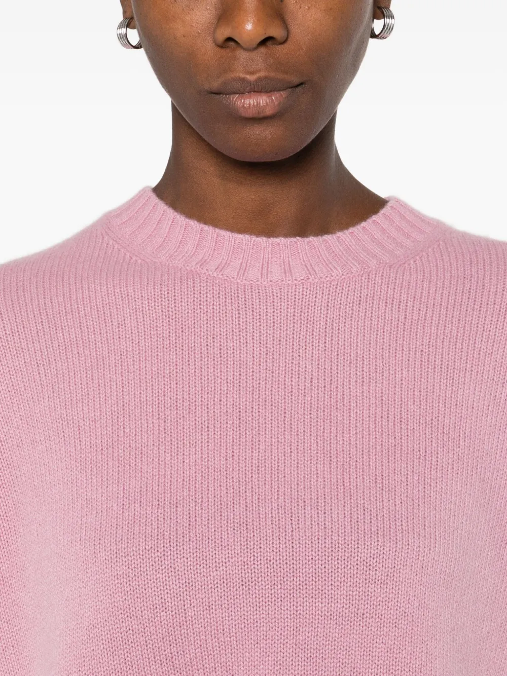 Allude round-neck cashmere sweater Roze