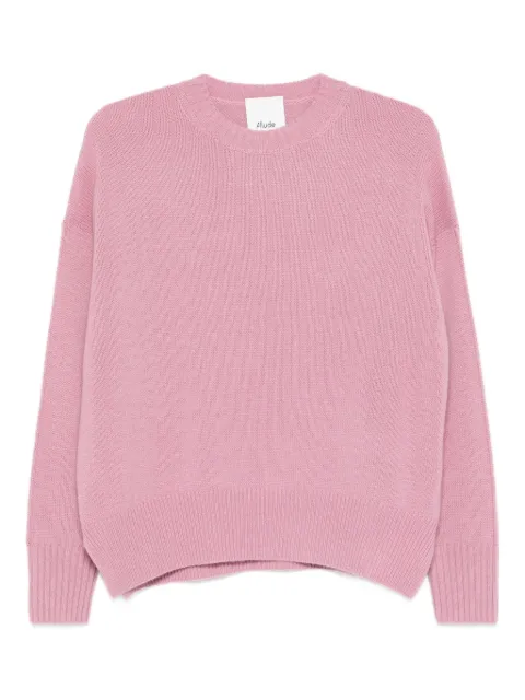 Allude round-neck cashmere sweater