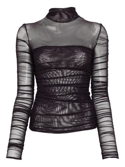 Federica Tosi mesh high-neck top
