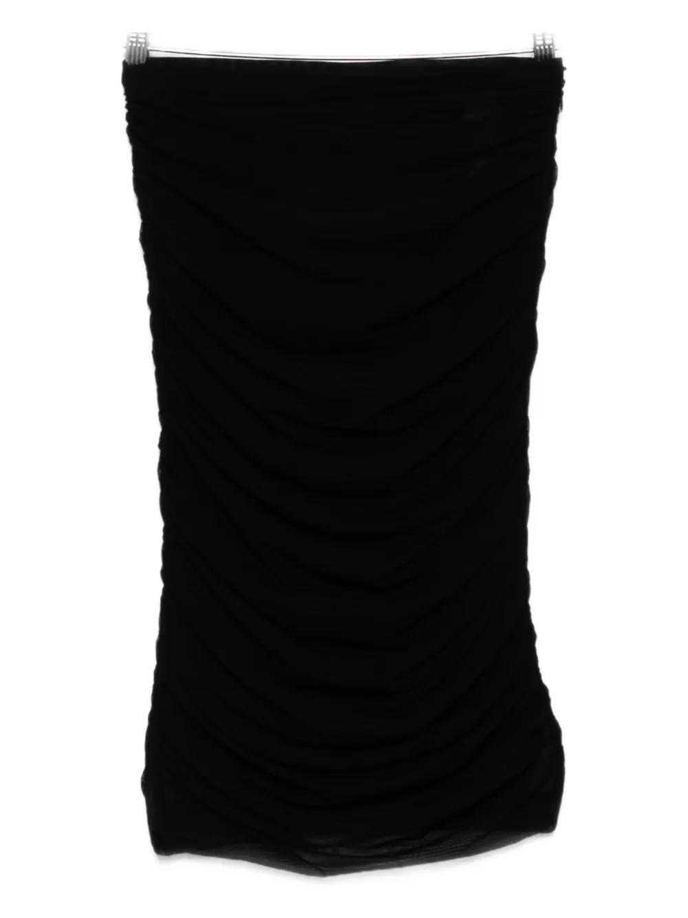 Federica Tosi Ruched Mini Skirt In Black
