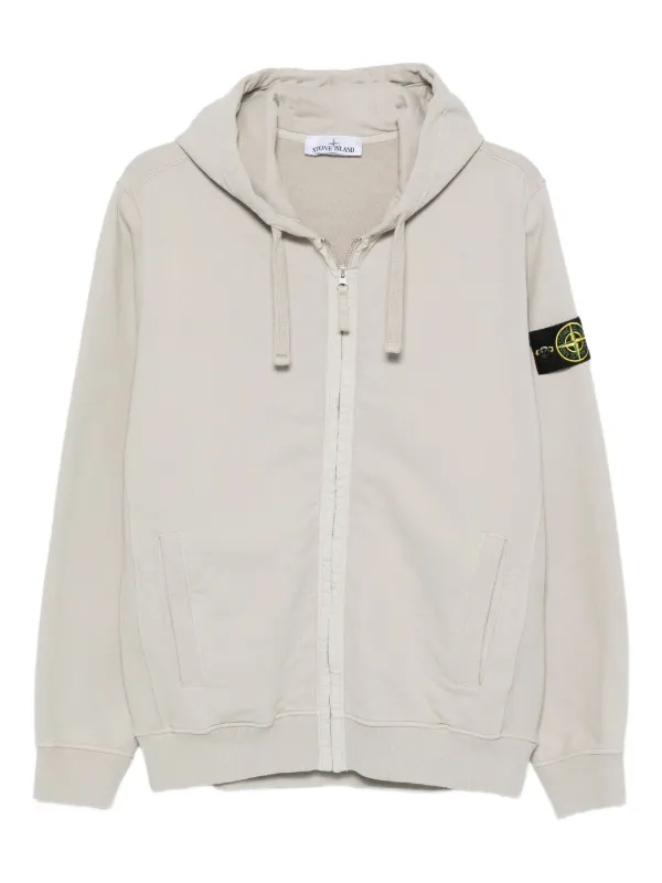 STONE/グレー /ジップパーカー/ストーンアイランド/sサイズ 中古・古着通販】STONE ISLAND (ストーンアイランド) ジップパーカー