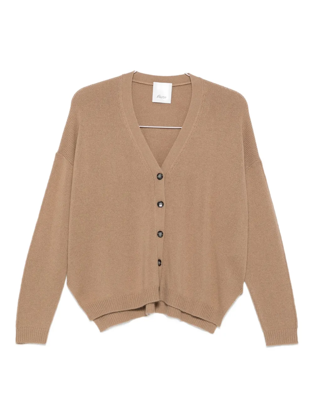 Allude Button-front Cashmere Cardigan In Neutral