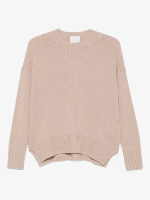 Allude round-neck cashmere sweater