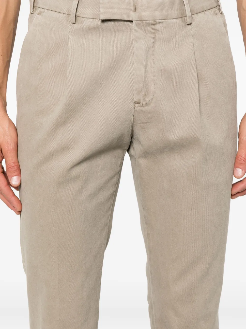 PT Torino pleated tailored trousers Beige