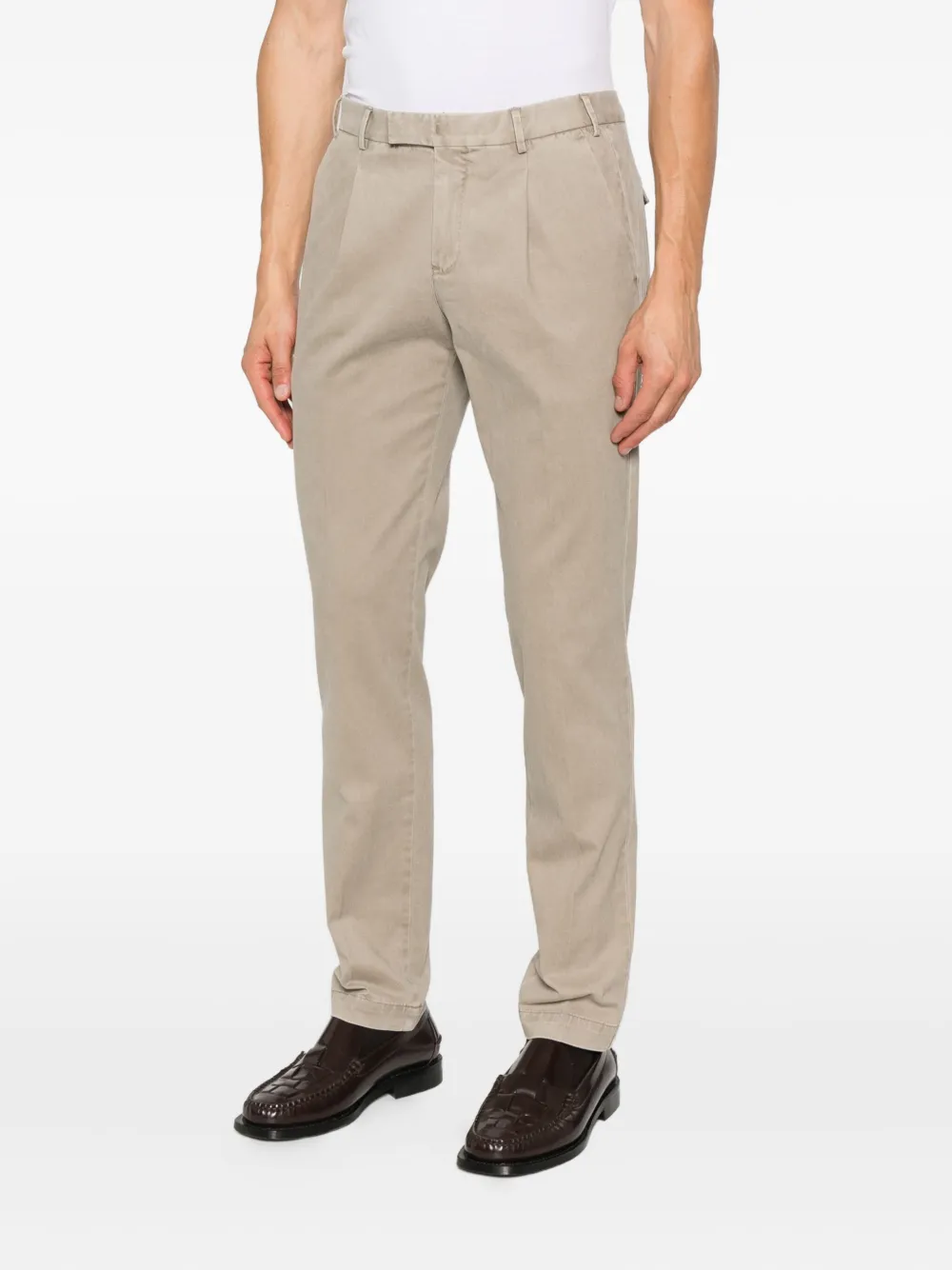 PT Torino pleated tailored trousers Beige