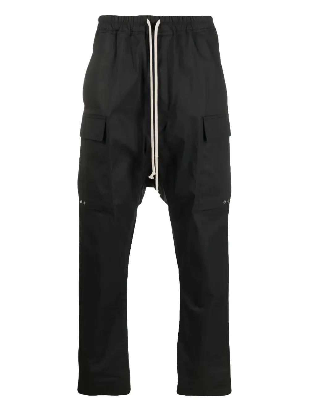 Rick Owens drawstring cargo trousers Zwart