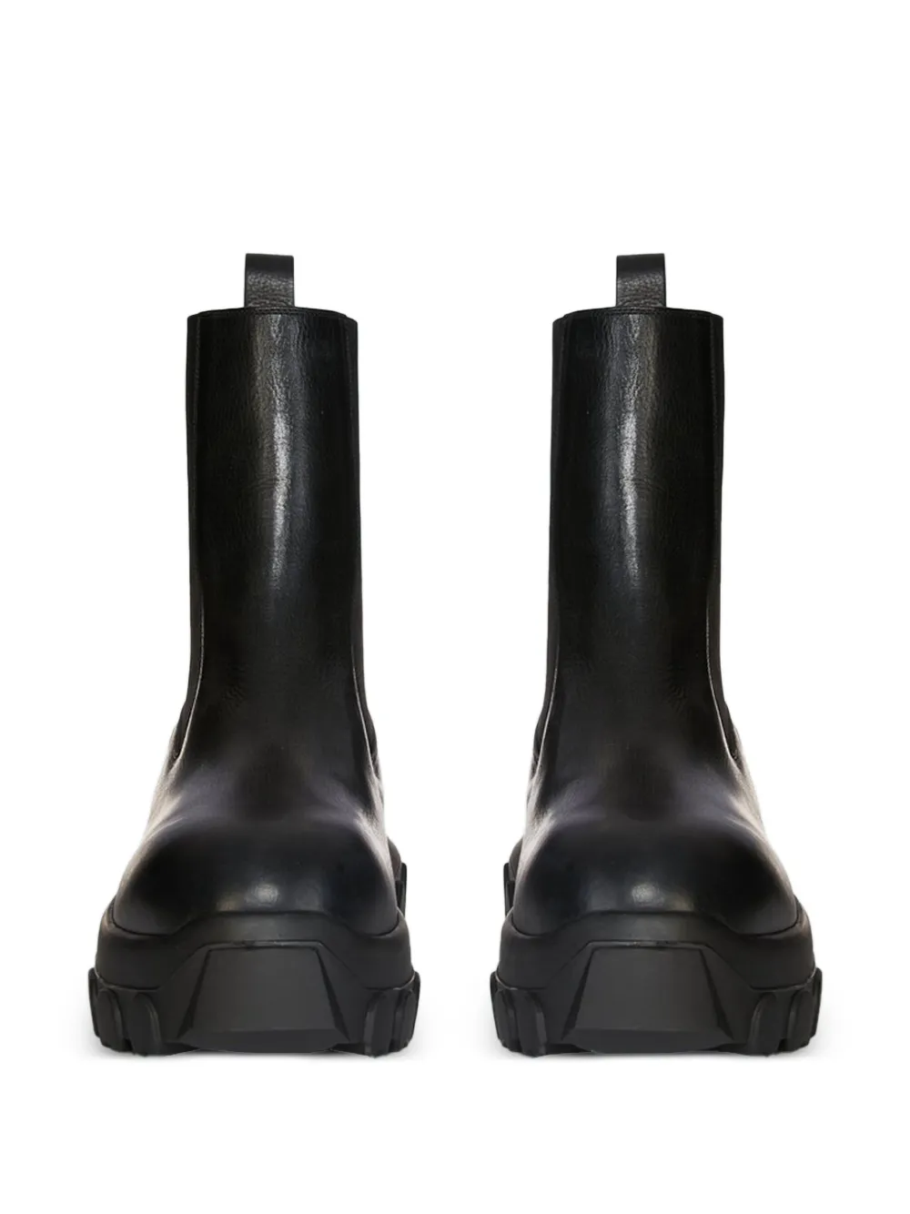 Rick Owens Elastic-panelled Boots In Black