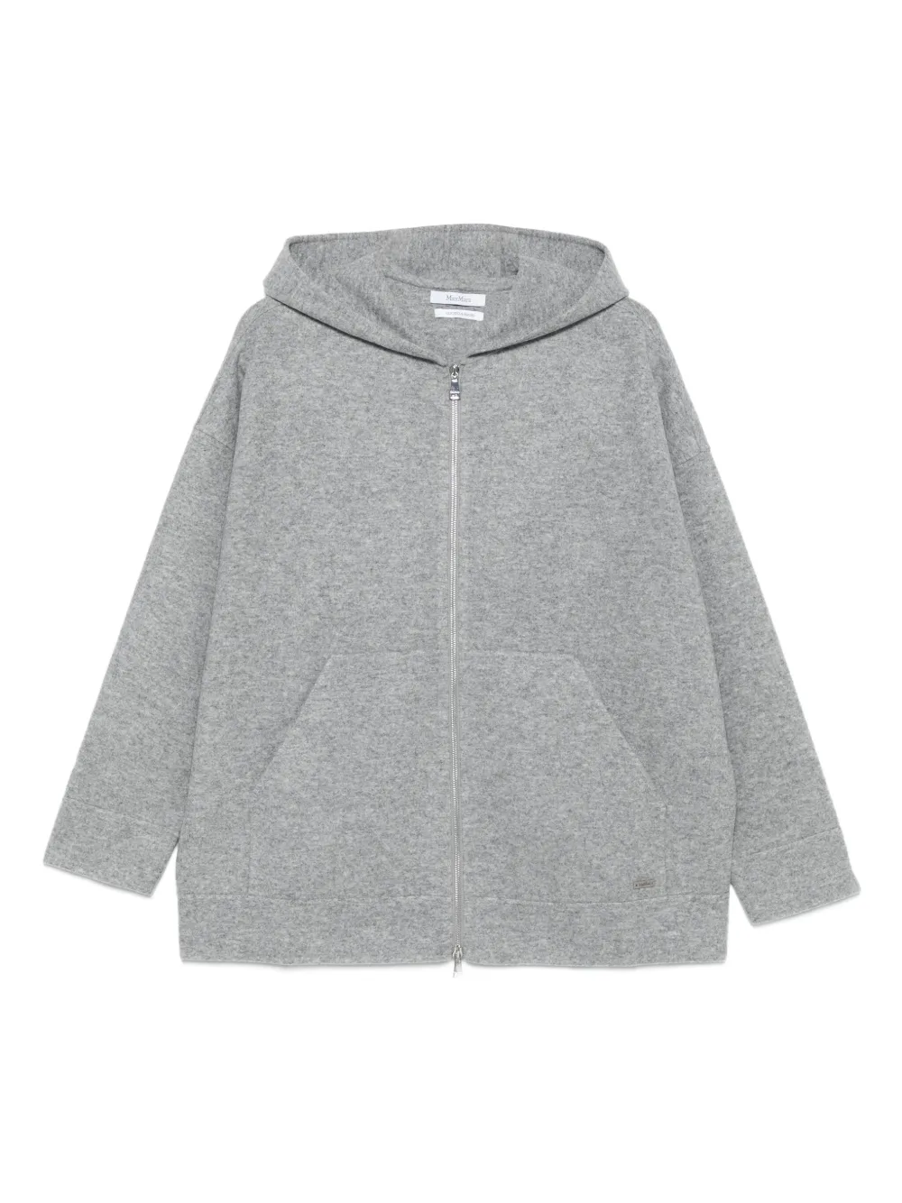 Max Mara Hoodie met rits Grijs