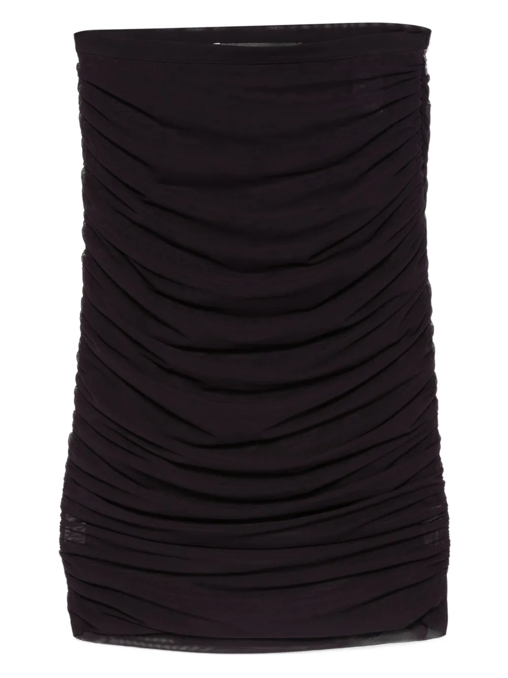 Federica Tosi Mesh rok met ruches Paars