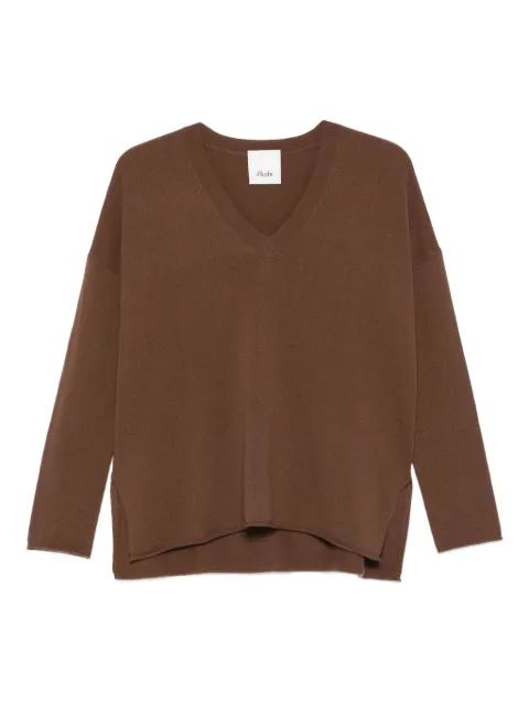 Allude V-neck cashmere sweater