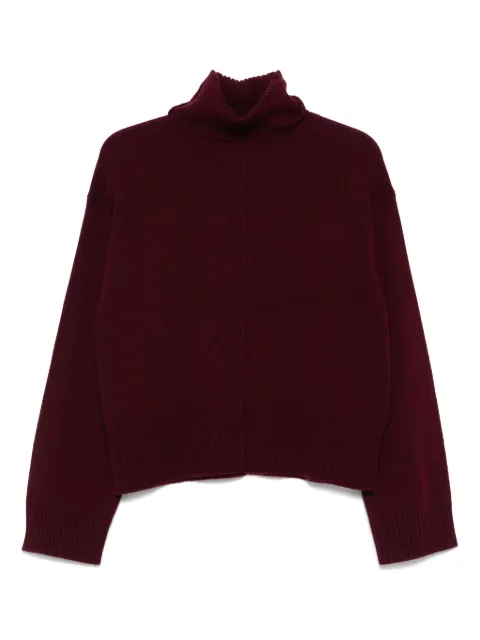 Allude turtleneck cropped sweater