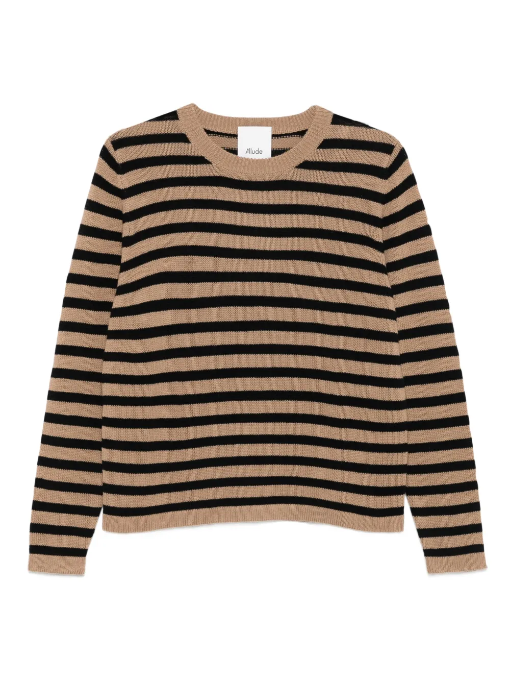 Allude striped-pattern sweater Bruin