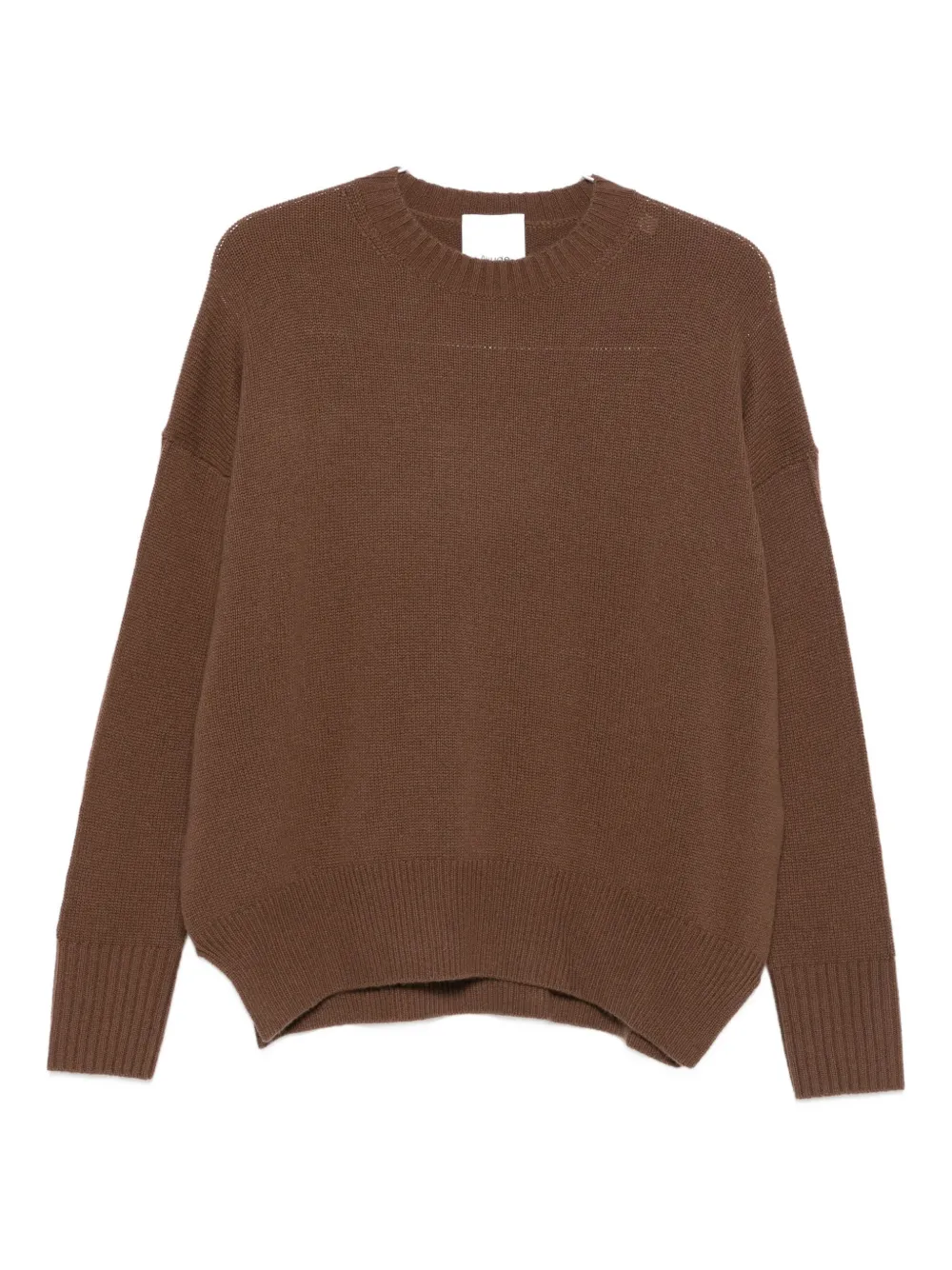 round-neck cashmere sweater