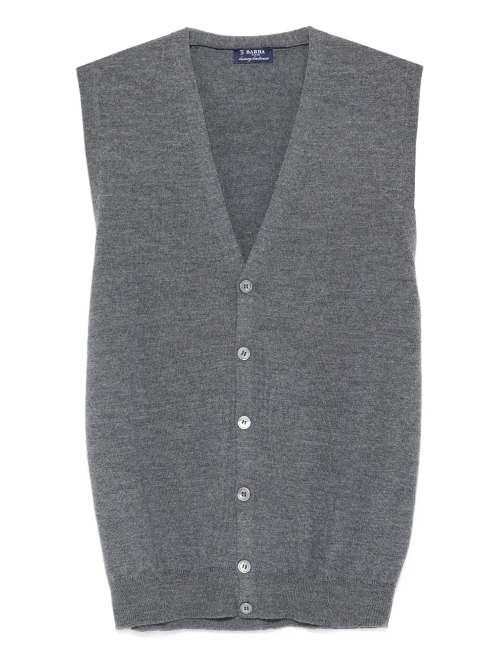 v-neck buttoned vest