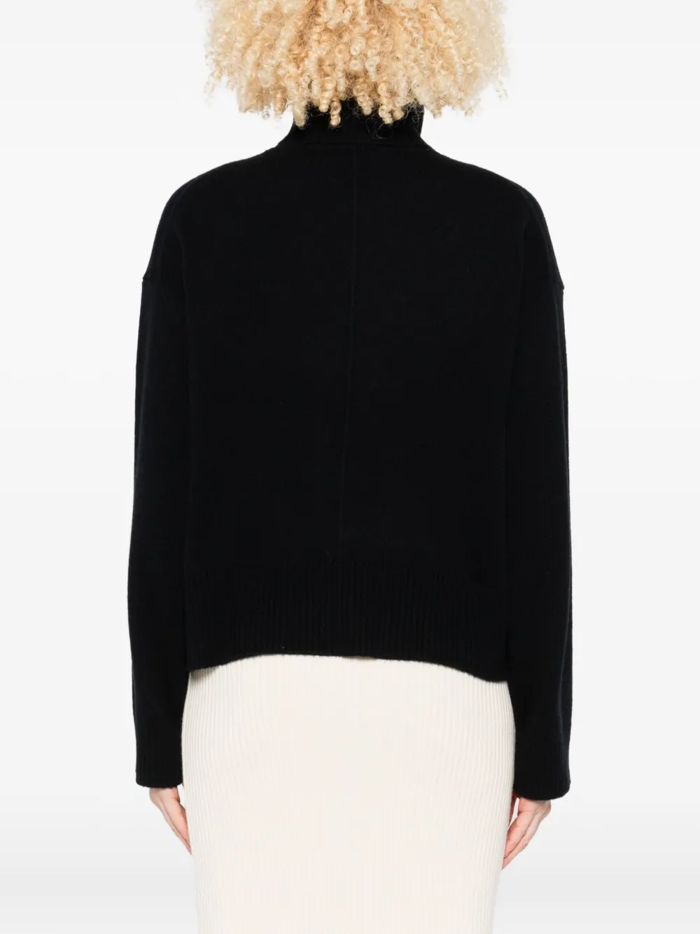 Allude turtleneck sweater Zwart