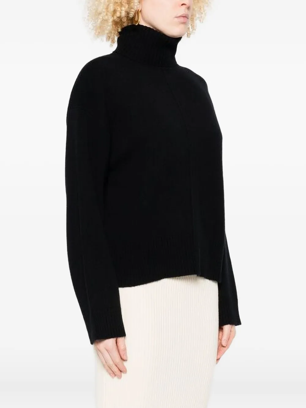 Allude turtleneck sweater Zwart