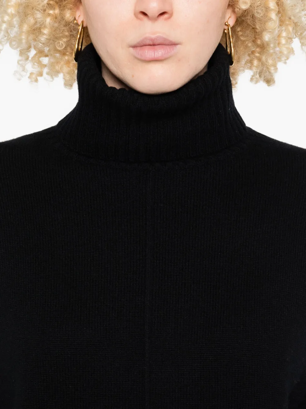 Allude turtleneck sweater Zwart