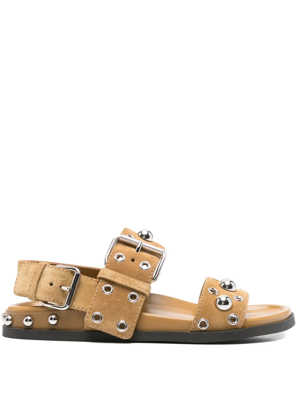 Valentino Garavani Nellcôte sandalen met gesp Bruin