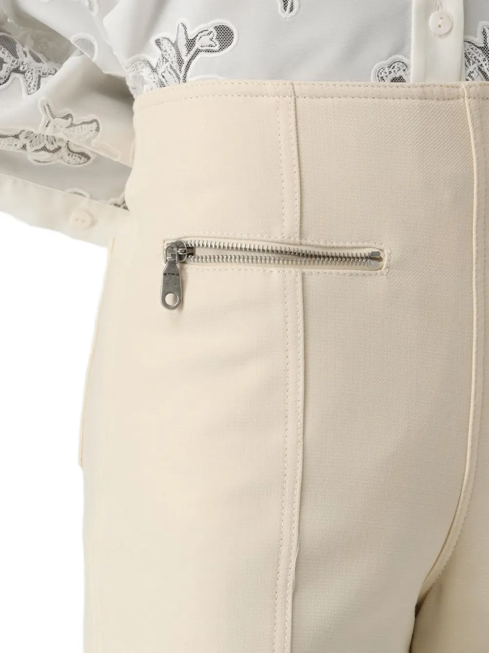 Etro Pantalon Natural Camal Ancho In Neutral