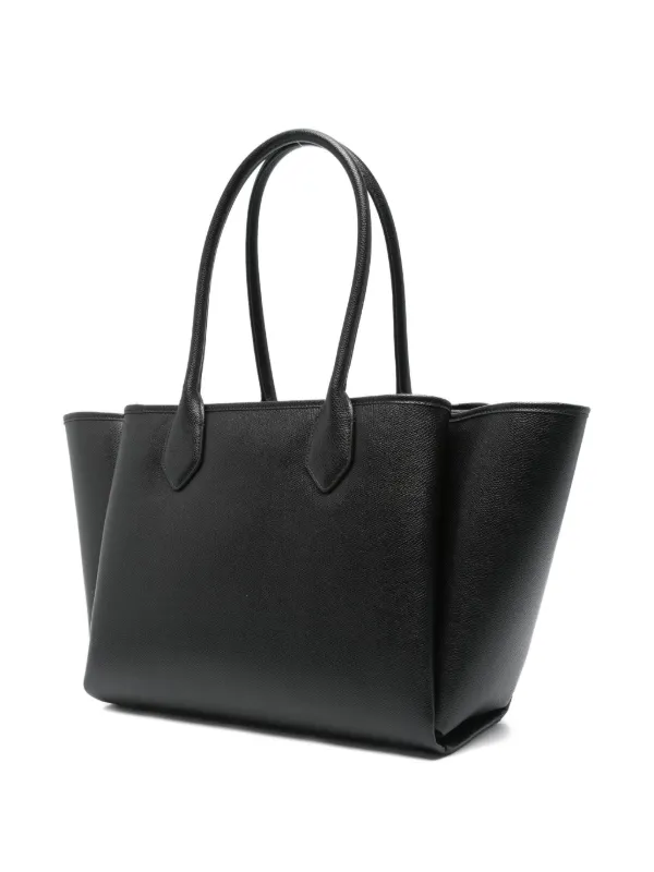 Emporio Armani レザー トートバッグ | ブラック | FARFETCH JP