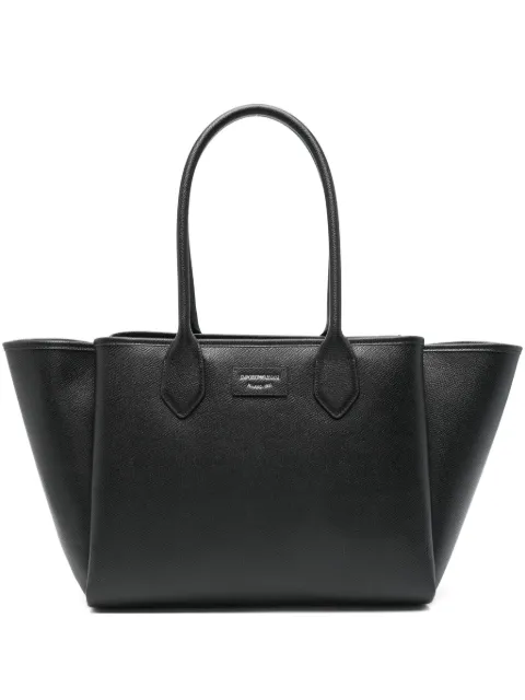 Emporio Armani leather tote bag