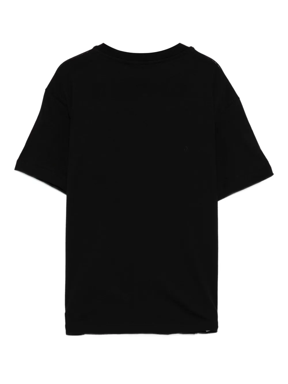 MSGM Kids abstract-print cotton T-shirt Zwart