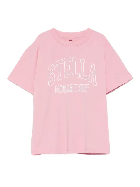 Stella McCartney Kids logo-print cotton T-shirt 