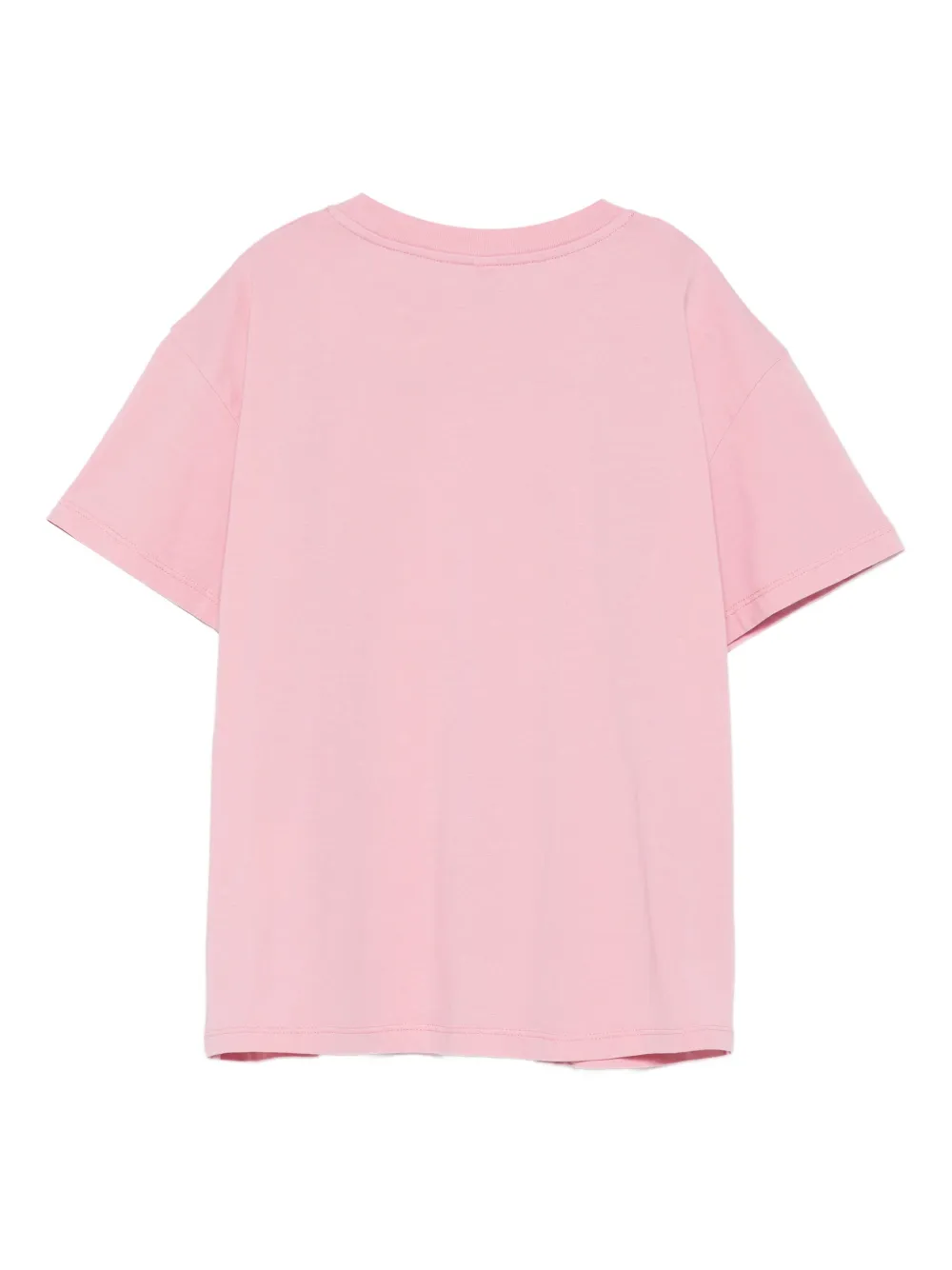 Stella McCartney Kids logo-print cotton T-shirt Roze